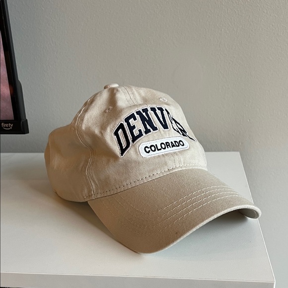 Beige Denver Colorado Cap - Picture 2 of 6